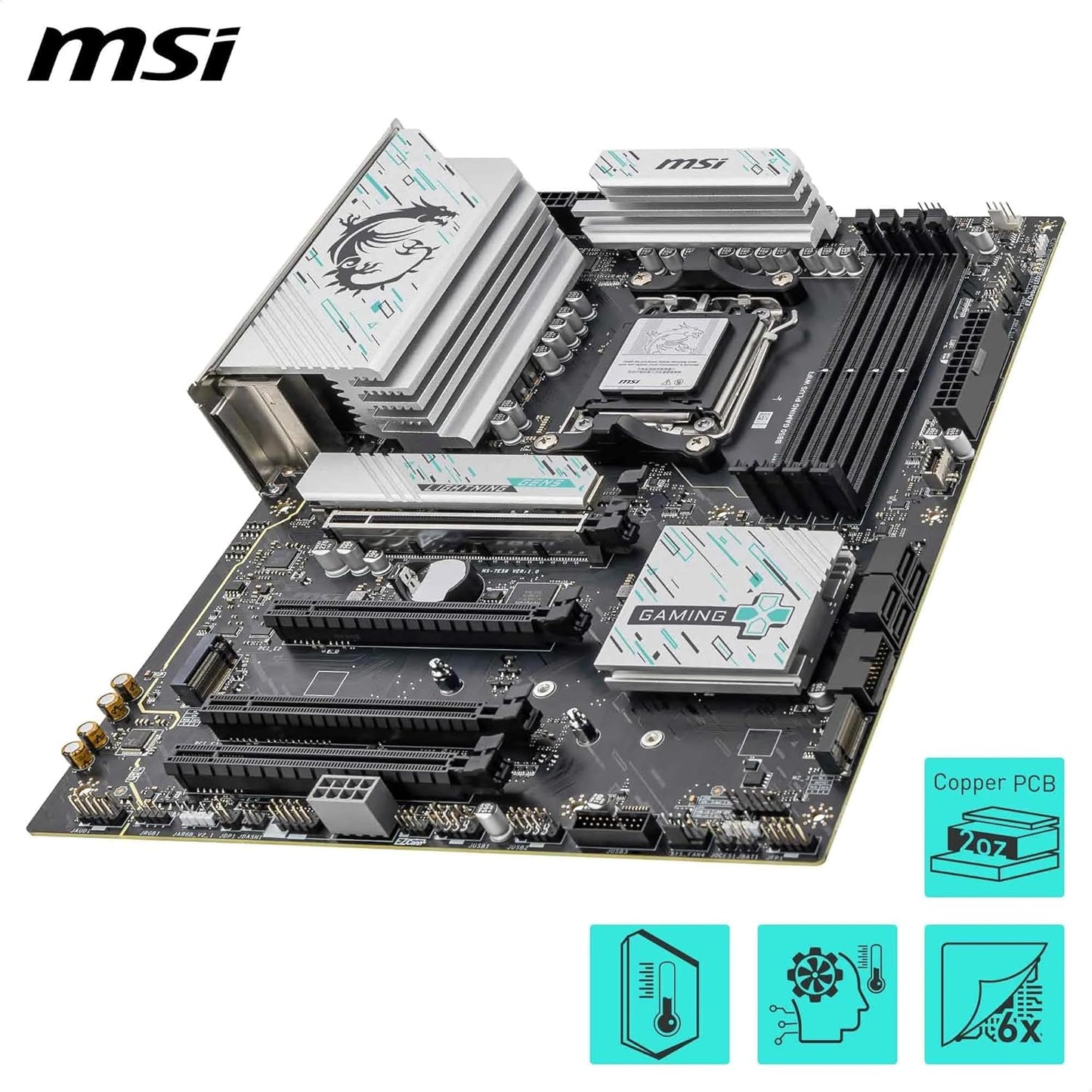MSI B850 DDR5 Gaming Plus WiFi Motherboard