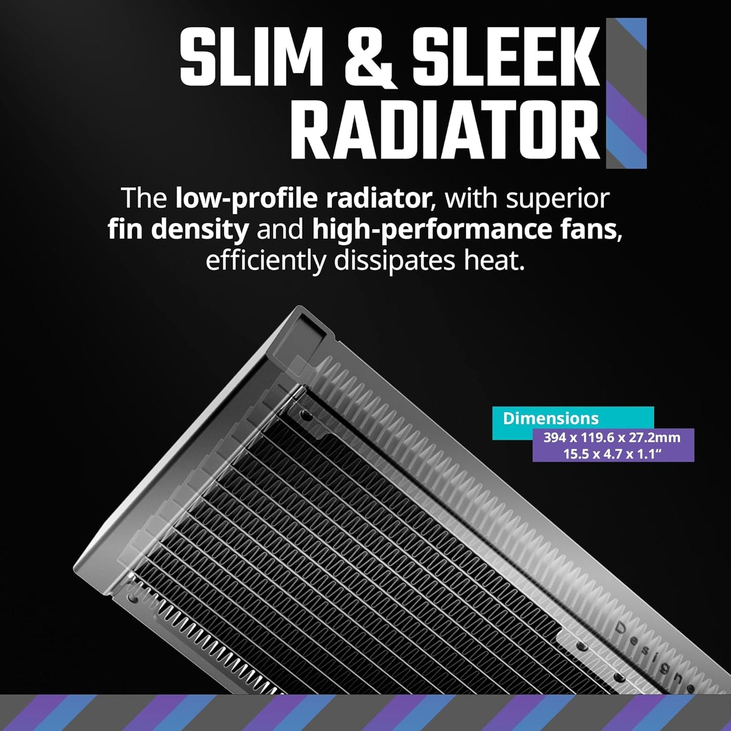 COOLER MASTER ML360 ATMOS 360MM ARGB AIO LIQUID COOLER BLACK