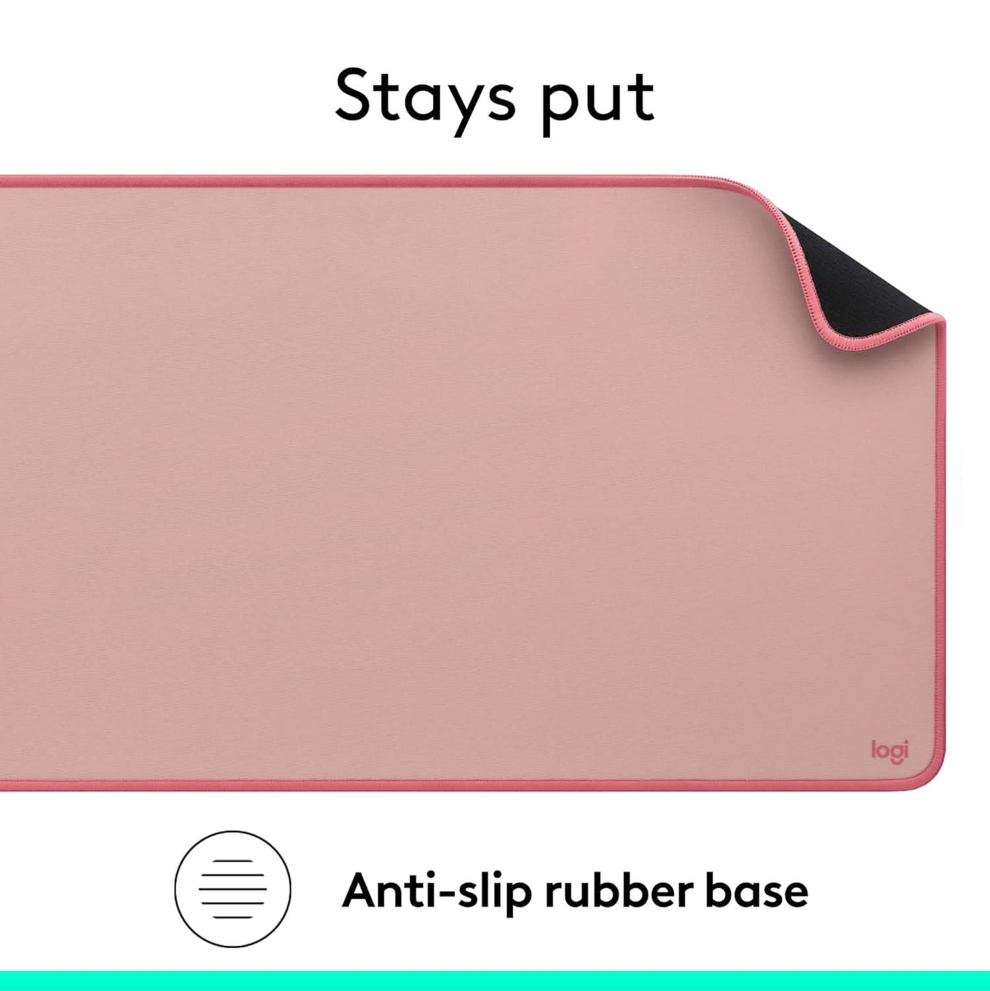 Logitech Desk Mat - Studio Series Dark Rose