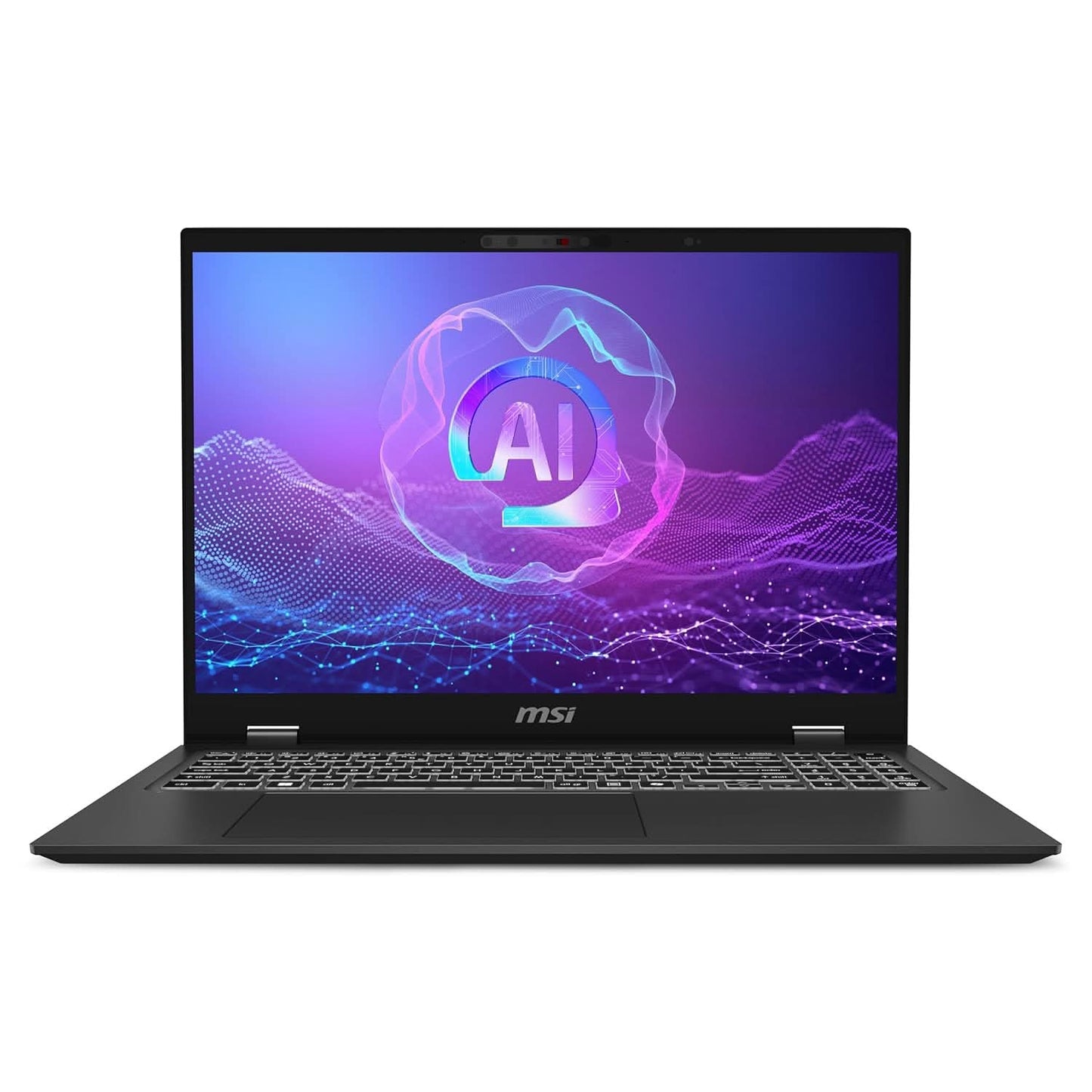 MSI PrestigePro 16 AI,Intel Series 2 Core Ultra 7 255H,41CM UHD+ OLED 60Hz Thin & Light Laptop(32GB/1TB NVMe SSD/Windows 11 Home/Office 2021/GeForce RTX 4050,GDDR6 6GB/Stellar Gray/1.6Kg)B2HVEG-253IN