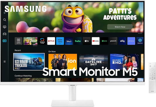 SAMSUNG 27-INCH(68.58CM) LCD M5 FHD SMART MONITOR LS27CM501EWXXL