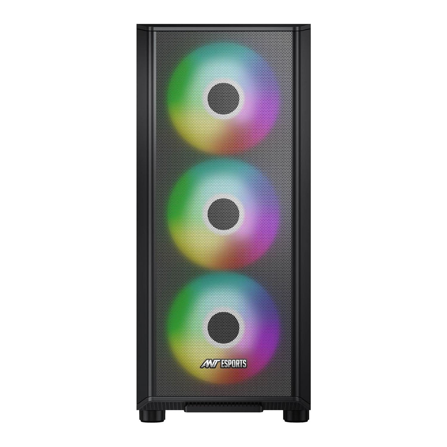 Ant Esports 411 Air Mid-Tower Computer Case/Gaming Cabinet - Black