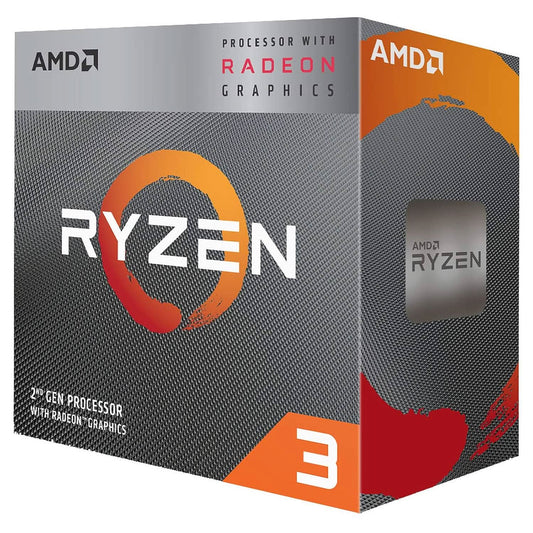 AMD RYZEN 3 3200G WITH RADEONVEGA 8 GRAPHICS DESKTOP PROCESSOR 4 CORES UP TO 4GHZ 6MB CACHE SOCKET AM4 (YD320GC5FHBOX)