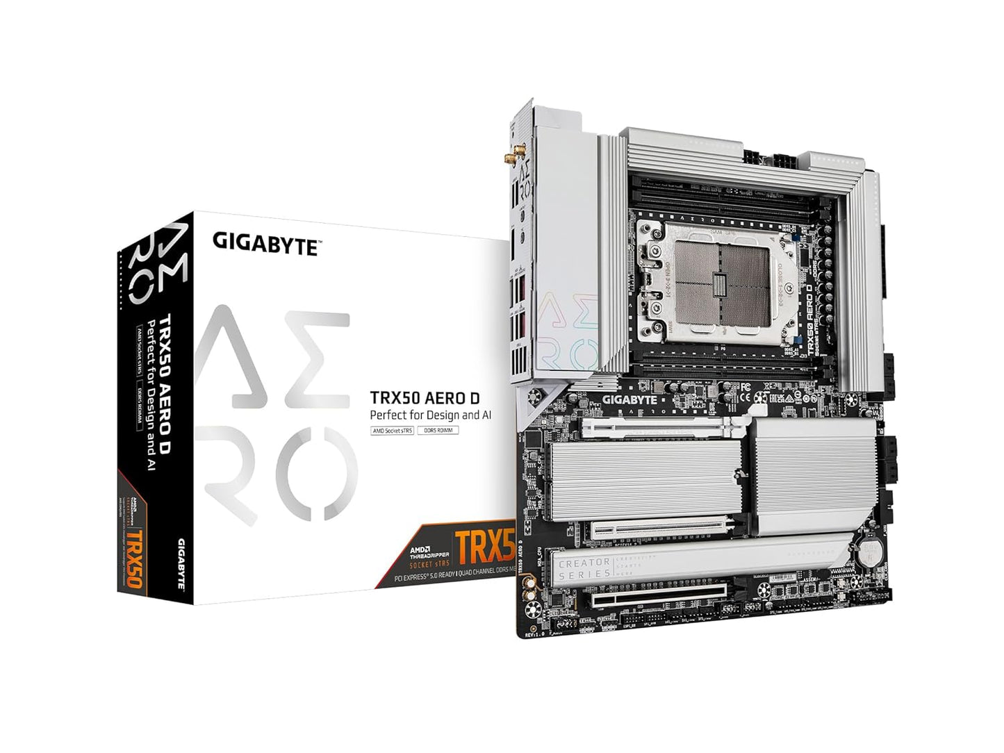 GIGABYTE TRX50 AERO D STR5 E-ATX MOTHERBOARD (TRX50-AERO-D)
