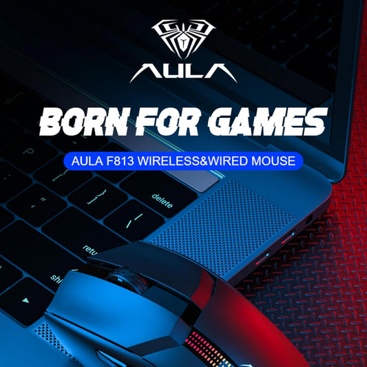 Aula F813 Wired and Wireless Gaming Mouse