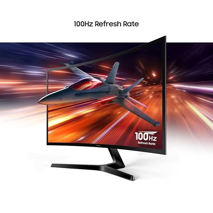 Samsung 27 Inch Game Mode, EyeSaver Mode FHD Curved Monitor