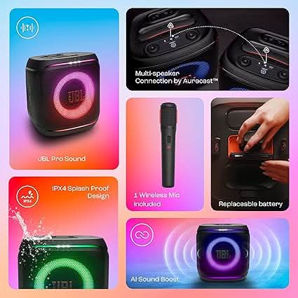 JBL Partybox Encore 2 with Mic Wireless Bluetooth Party Speaker