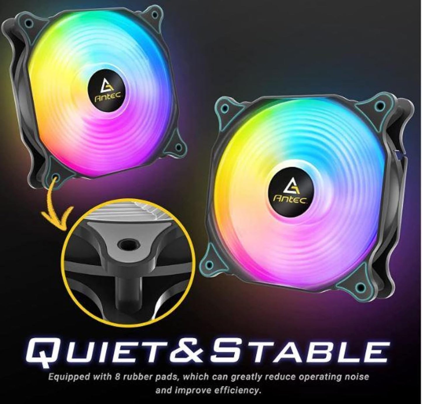 ANTEC NEON 120 PWM ARGB CABINET FAN