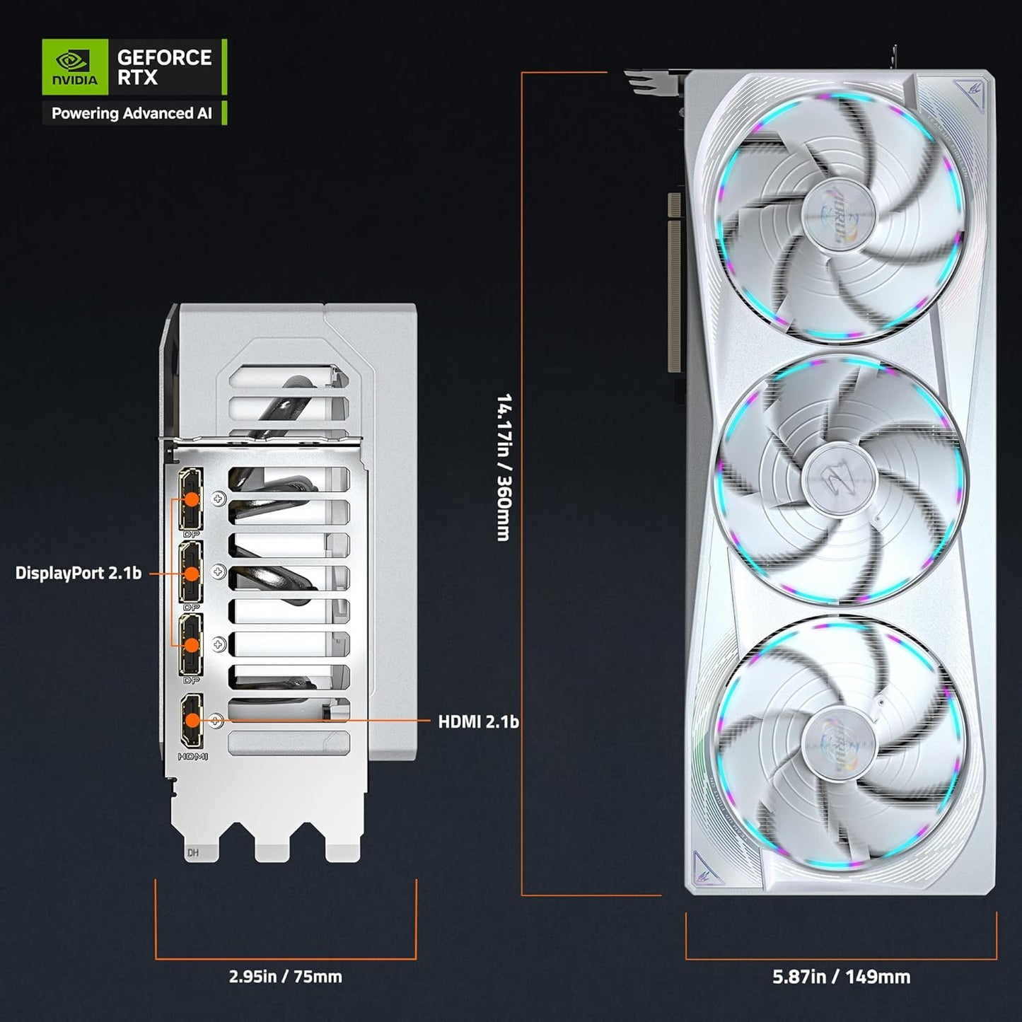 GIGABYTE AORUS RTX 5080 MASTER 16GB GRAPHICS CARD