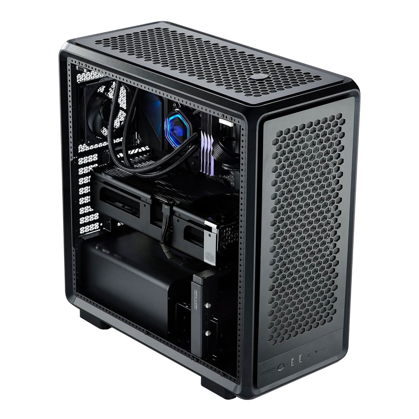 Cooler Master Masterframe 600 Computer Case - Black