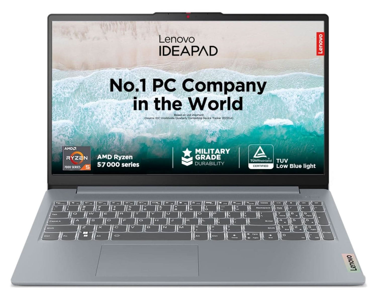 LENOVO IDEAPAD SLIM 3 82XQ008VIN [R5-7520U RYZEN/16GB/512GB SSD/WIN11 HOME+MSO/15.6 INCH/INTEGRATED GRAPHICS /1 YEAR(S)/GREY]