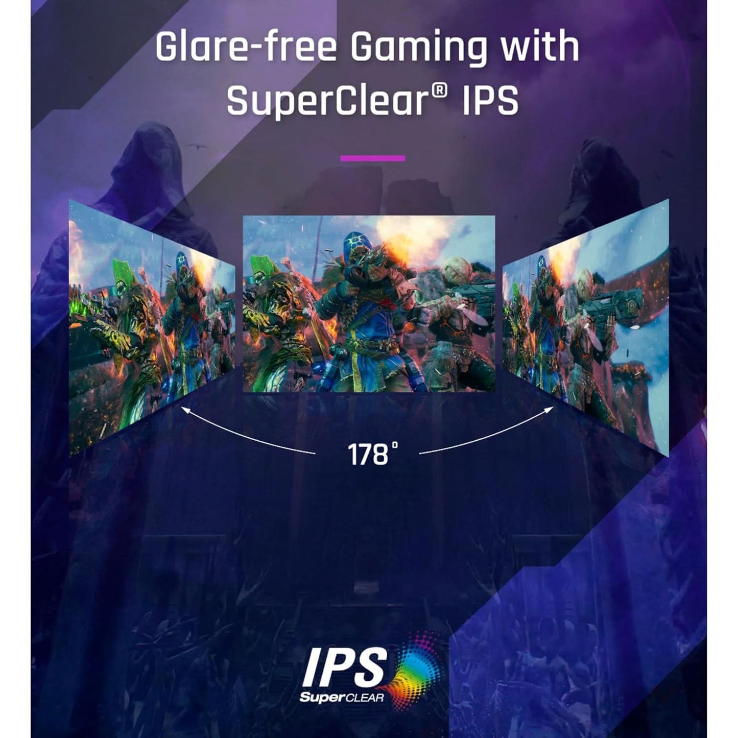 ViewSonic 60.96cm (24'') Full HD SuperClear IPS 240Hz Gaming Monitor 1ms| HDR10 |102%sRGB | AMD FreeSync | PS5 & Xbox compatibility | EyePro Tech | 250 nits|2xHDMI | 1xDP |-VX2479A-HD-PRO