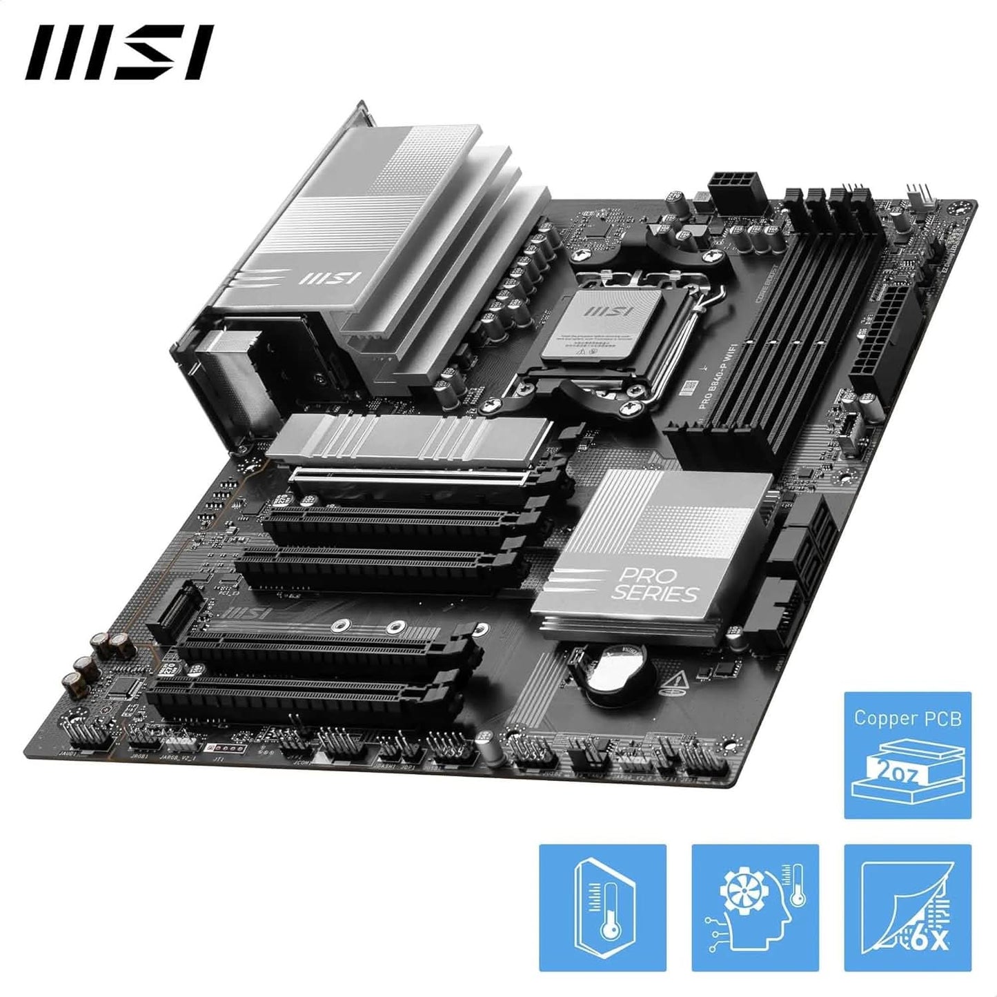 MSI PRO B840-P WiFi Motherboard
