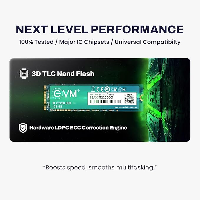ZEBRONICS SD13 128GB SSD,ULTRA LOW POWER CONSUMPTION, S.M.A.R.T. THERM