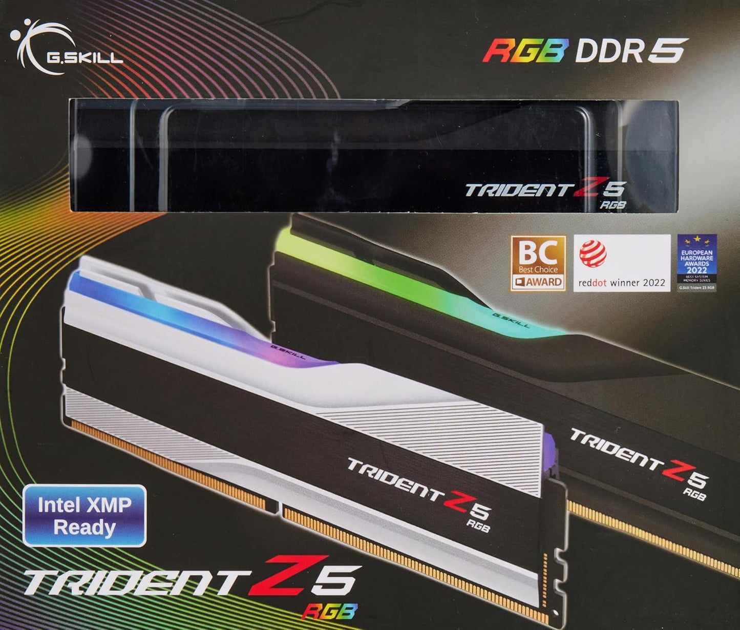 GSKILL TRIDENT Z5 RGB (INTEL XMP) 64GB (2 X 32GB) DDR5 6000 MHZ CL30-40-40-96 1.40V DUAL CHANNEL DESKTOP MEMORY/RAM - F5-6000J3040G32GX2-TZ5RK