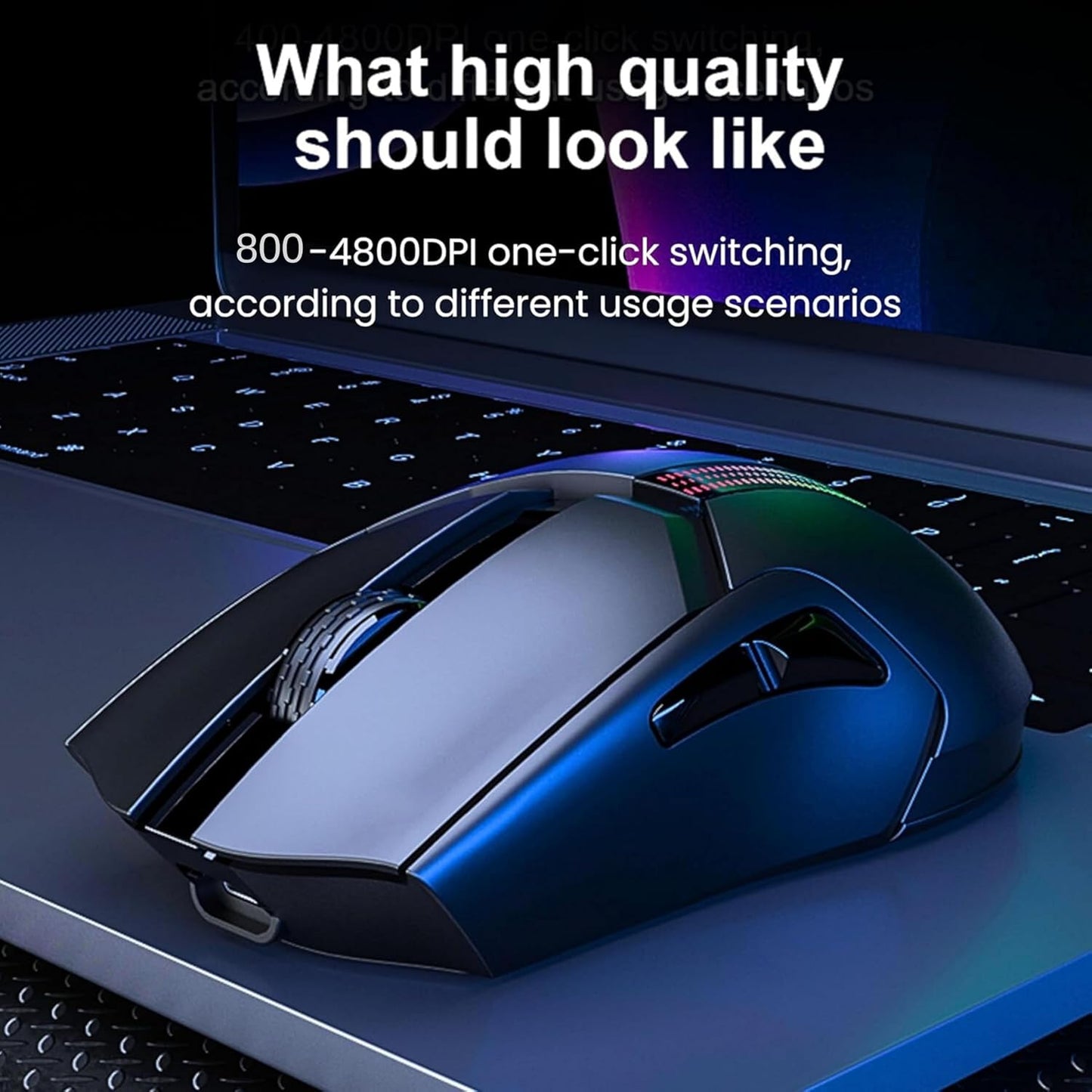 AULA F813 WIRED AND WIRELESS GAMING MOUSE