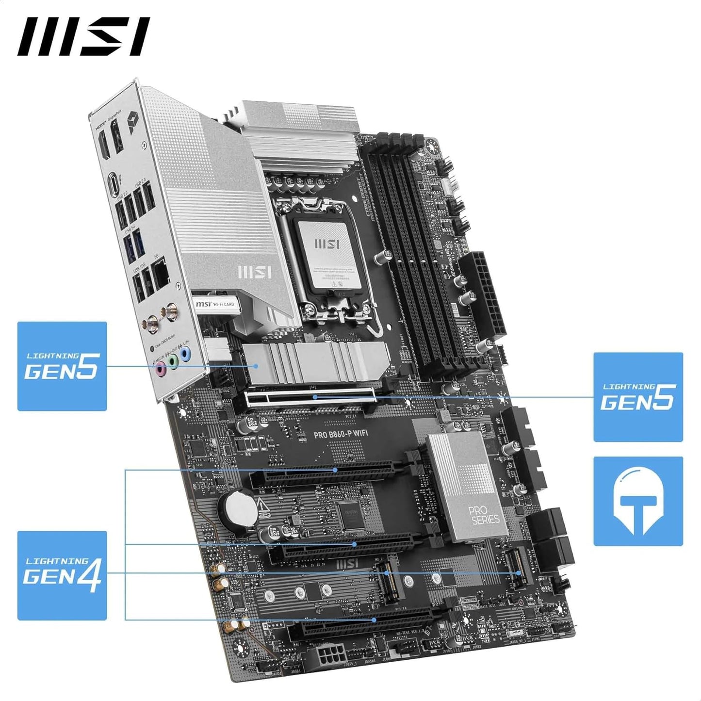 MSI PRO B860-P WIFI DDR5 MOTHERBOARD