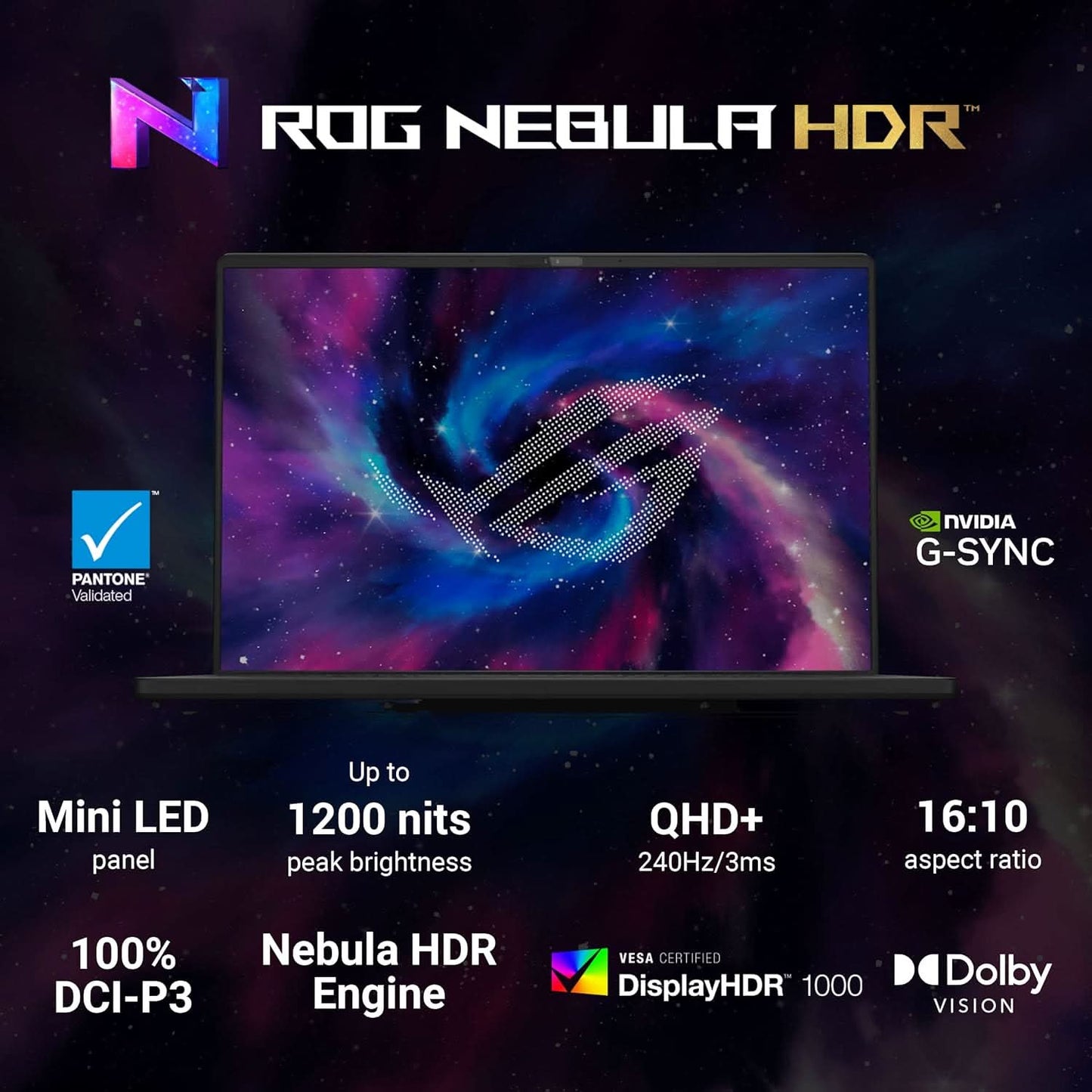 Asus ROG Zephyrus M16 2023 GU604VZ-NM050WS Laptop (13th Gen Core i9/ 32GB/ 1TB SSD/ Win11 / 12GB Graph)