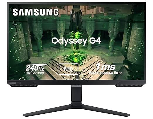 Samsung 27 Inch Odyssey G4 FHD IPS Gaming Monitor LS27BG400EWXXL