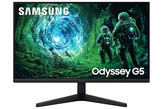 Samsung 27 Inch Odyssey G5 Fast IPS Gaming Monitor LS27FG530EWXXL