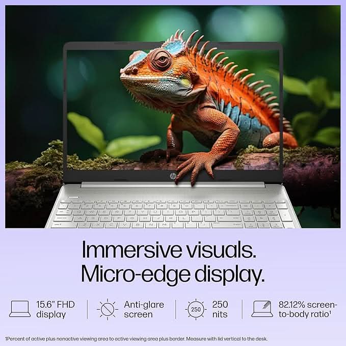 HP 15S-FQ5327TU [CI3-1215U 12TH GEN/8GB/512GB SSD/WIN11 HOME+MSO/15.6 INCH/INTEGRATED GRAPHICS /1 YEAR(S)/SILVER]