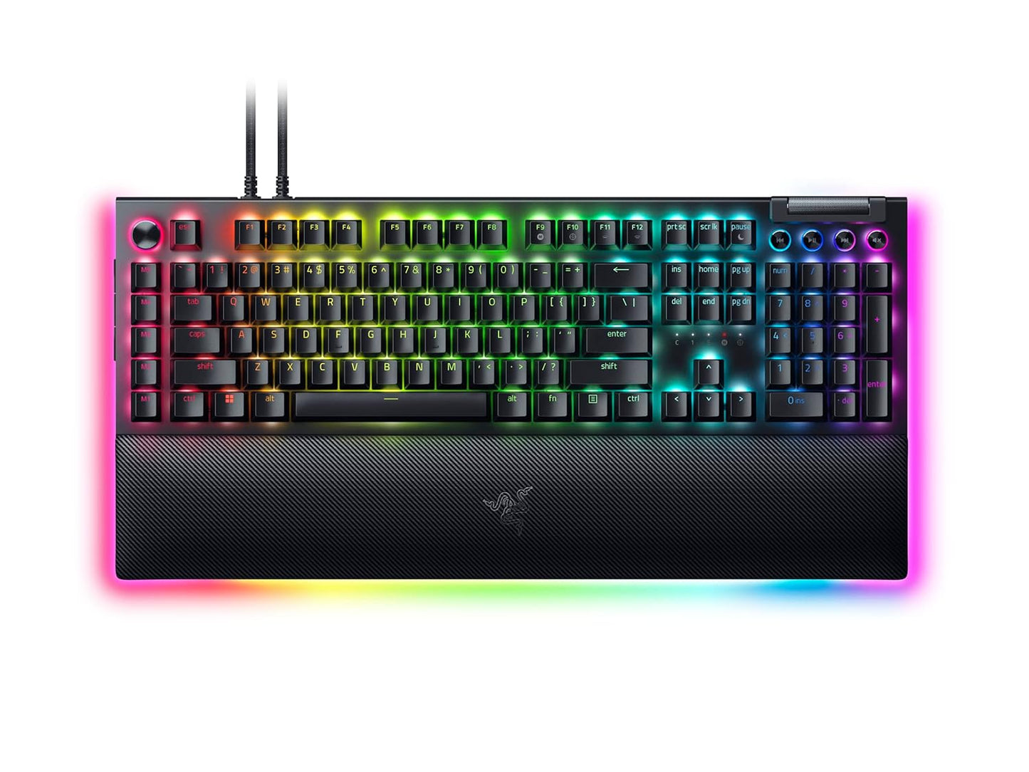 Razer BlackWidow V4 Pro - Mechanical Gaming Keyboard (Yellow Switch) - US Layout - FRML