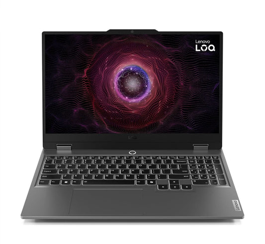 LENOVO LOQ AMD RYZEN 7 7435HS | NVIDIA RTX 3050A 4GB (24GB RAM/512B SSD/144HZ REFRESH RATE/15.6" (39.6CM)/WINDOWS 11/OFFICE HOME 2024/3 MON. GAME PASS/GREY/2.4KG), 83JC00GDIN AI GAMING LAPTOP