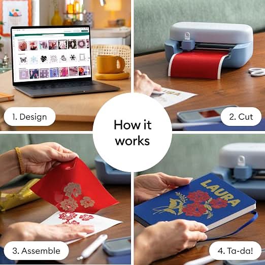 Cricut Joy 2 Coral Deluxe Bundle, Special Festival Edition, Digital Content, Compact Smart Cutting Machine