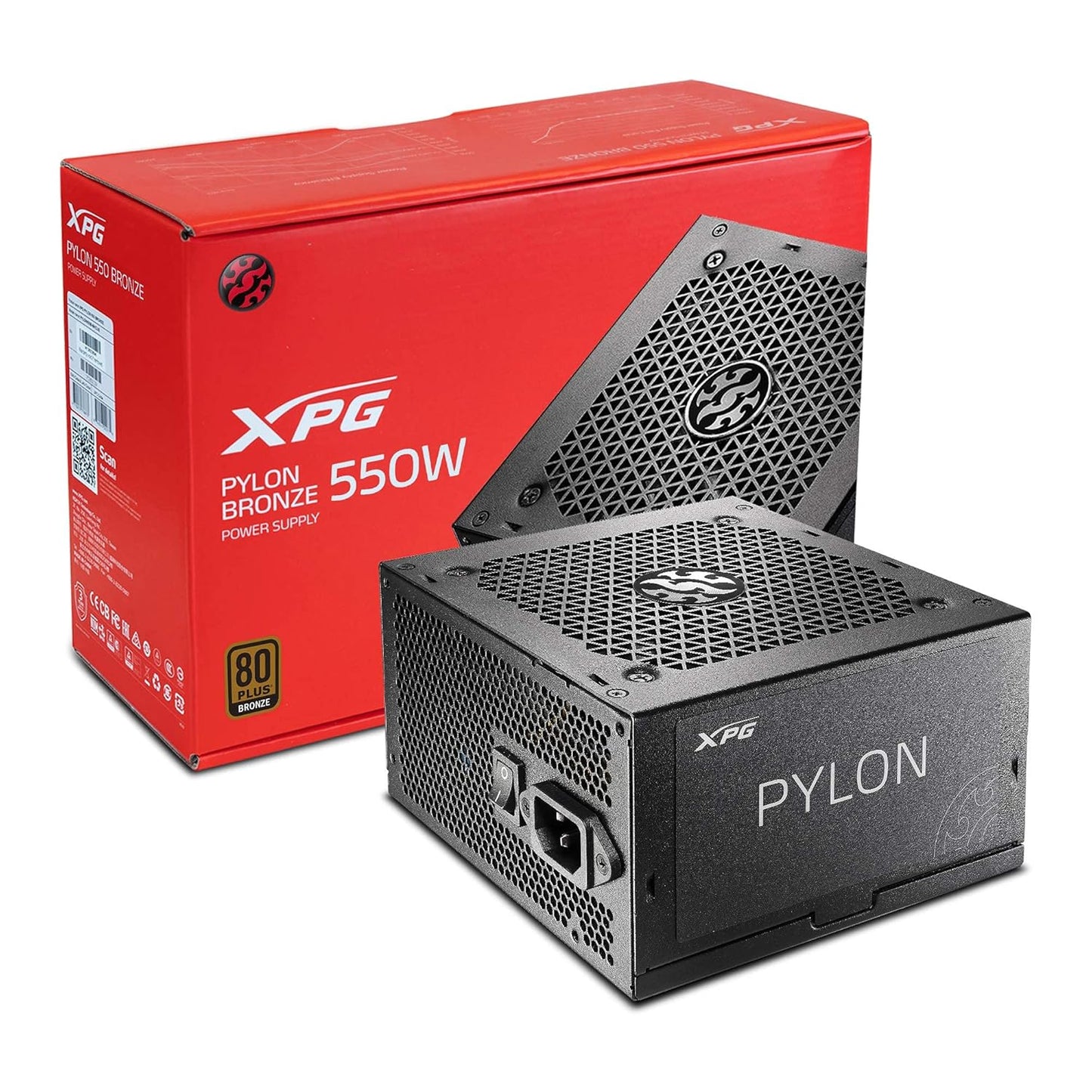 XPG PYLON 550W 550B BRONZE NON MODULAR SMPS