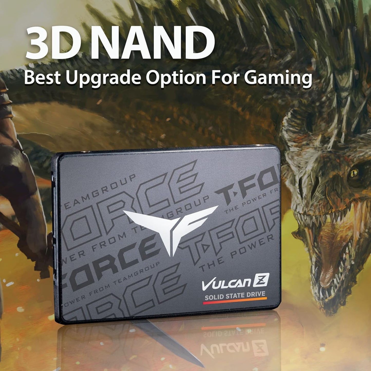 TEAMGROUP T-FORCE VULCAN Z 1TB 3D NAND INTERNAL SSD (T253TZ001T0C101)