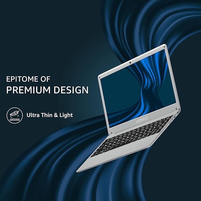 FUTOPIA ULTIMUS ELITE 10TH GEN INTEL CORE I5 8 GB RAM/ 512GB SSD, 14.1-INCH (35.8 CM) FHD IPS DISPLAY TYPE-C PORT WIN 11 HOME CLOUD SILVER 1.30 KG RJ45 PORT THIN & LIGHT NU14U3INF56BN-MB