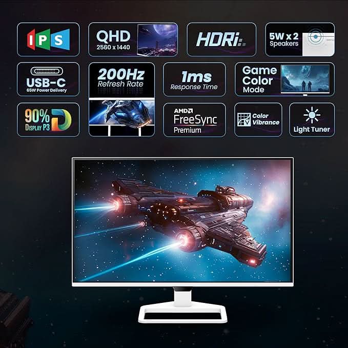 BenQ EW270Q 27" 2K QHD 200Hz IPS Gaming Monitor