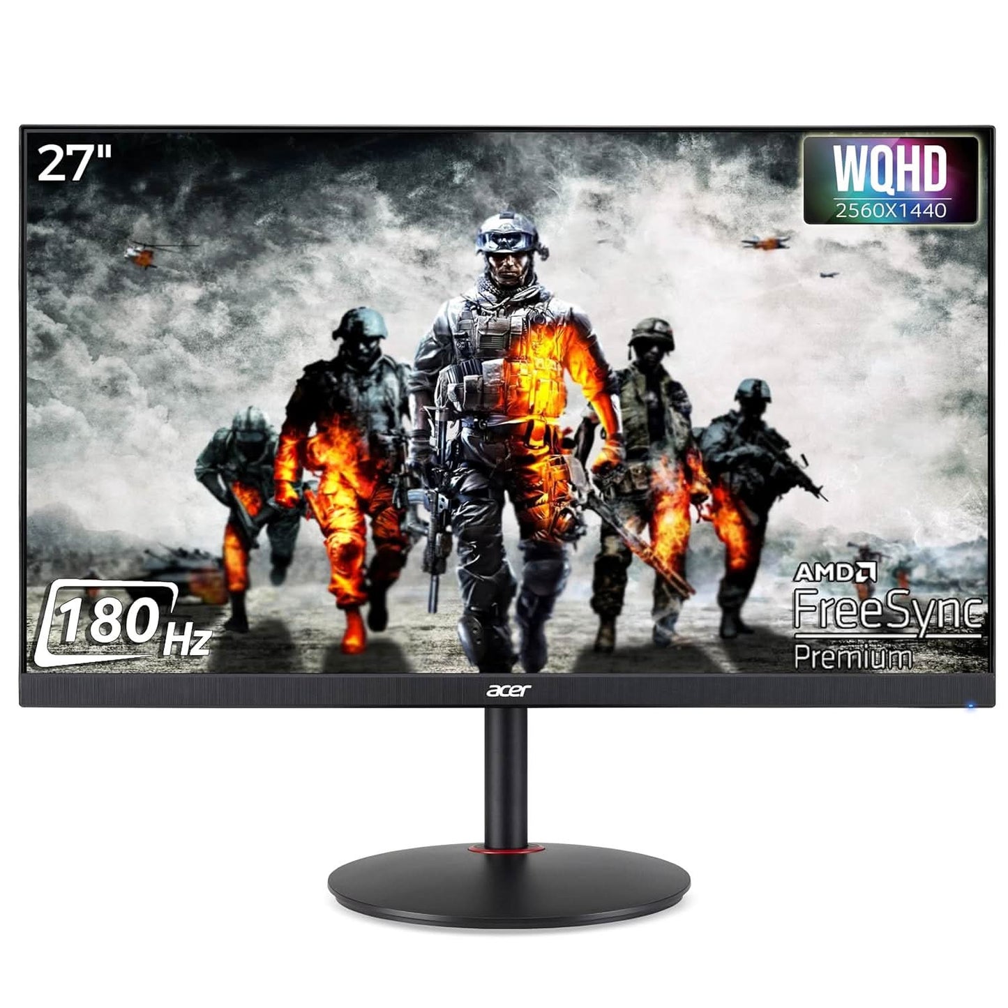 Acer Nitro Xv272U V3 27 Inch IPS Wqhd 2560 X 1440 Pixels Gaming Backlight Led LCD Monitor
