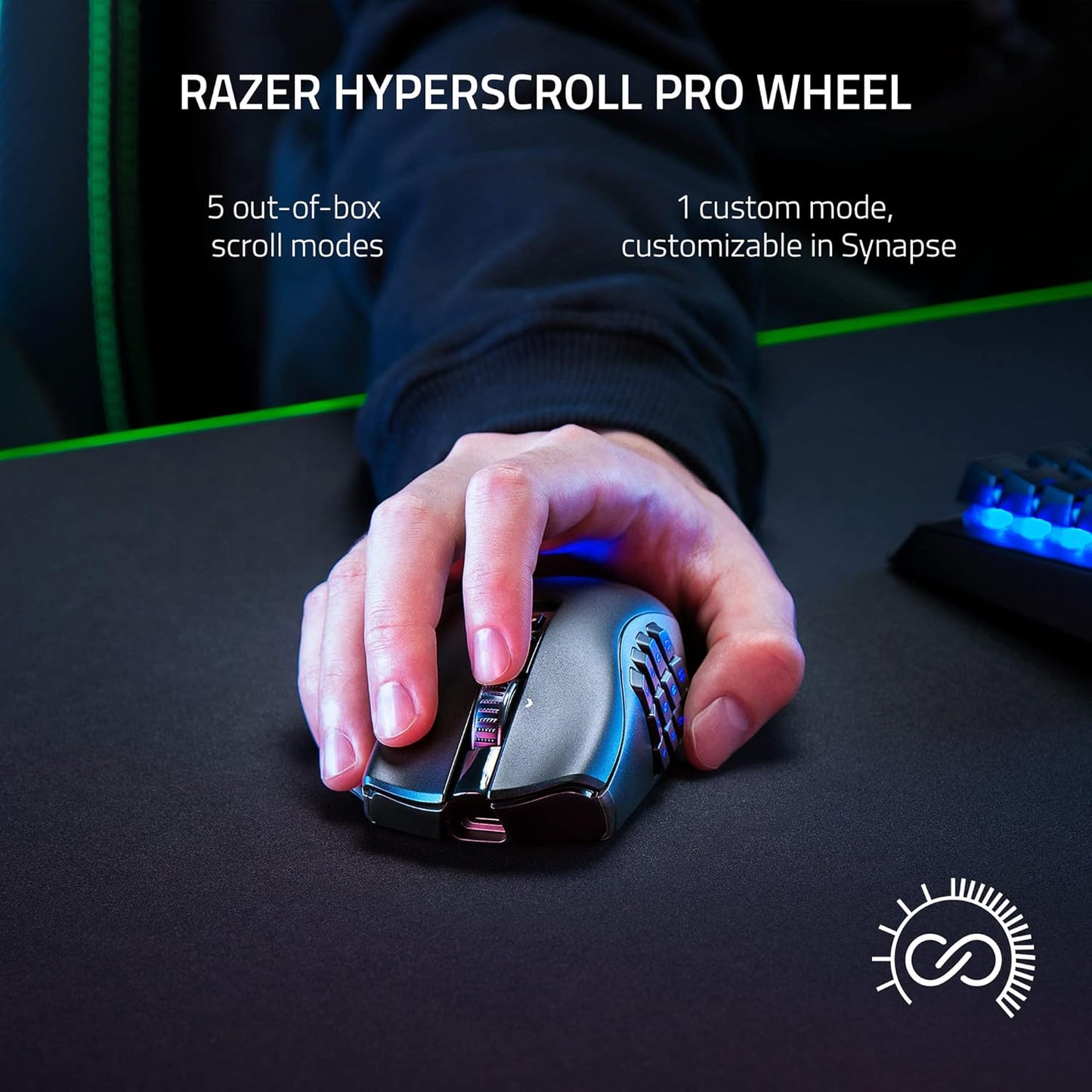 RAZER NAGA V2 PRO - WIRELESS MMO GAMING MOUSE - AP PACKAGING