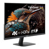 ViewSonic VA2708-4K-MHD, 27-inch (68.58cm) 4K UHD Monitor, SuperClear® IPS, HDR10, sRGB 104%, 1.07B Colors, Dual Speakers, Dual HDMI 2.0, DP, Eye ProTech+, 3-Sided Frameless, Slim Design