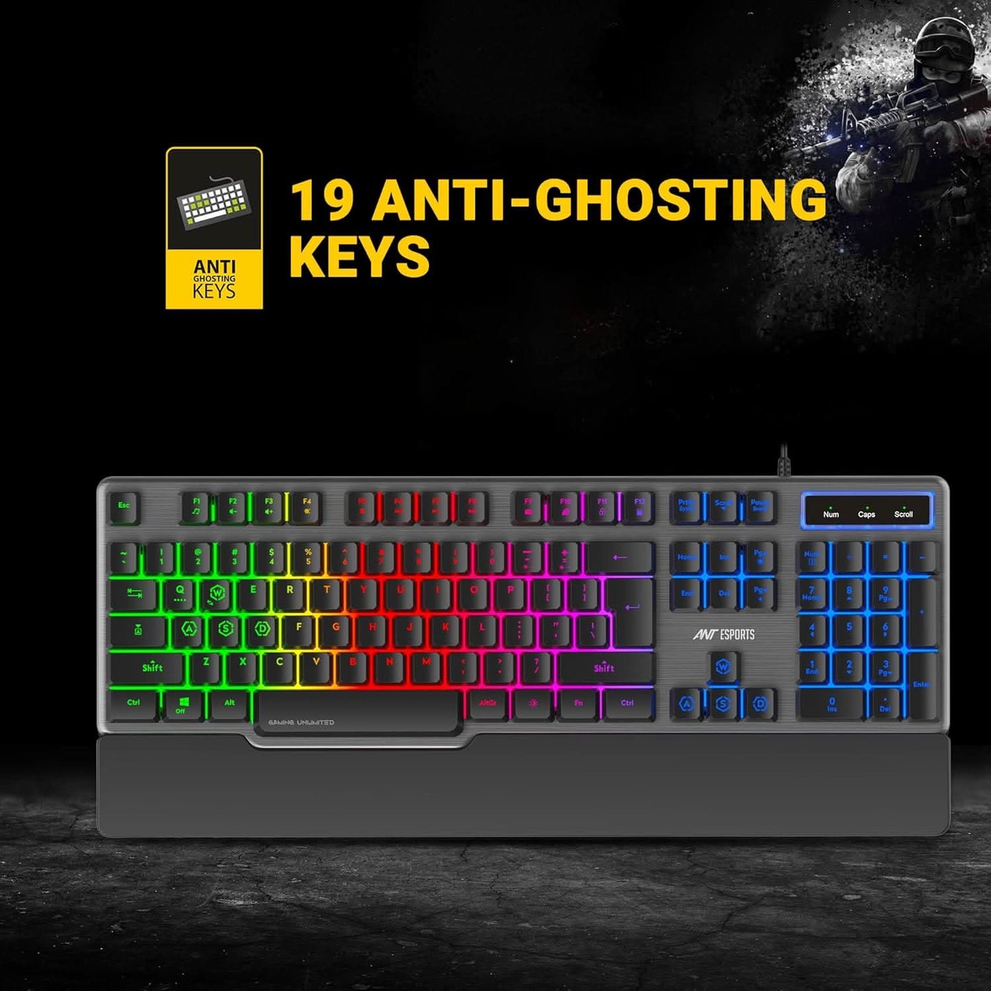 ANT ESPORTS KM540 USB KEYBOARD & MOUSE COMBO