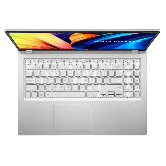 ASUS VivoBook 15, Intel Core i3-1115G4 11th Gen, 15.6 inch (39.62 cm) FHD, Thin and Light Laptop (8GB/512 SSD/Windows 11/Office 2021/FP Sensor/Transparent Silver/1.8 kg), X1500EA-EJ3379WS