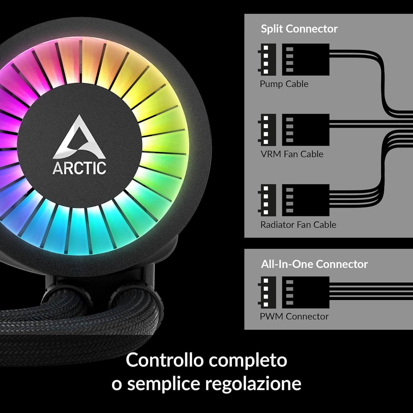ARCTIC Liquid Freezer III 240 A-RGB - Water Cooling PC, CPU AIO Water Cooler