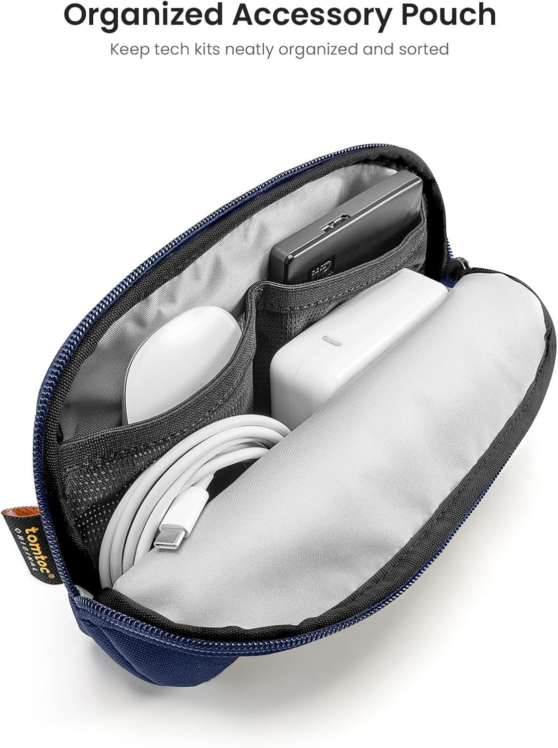 TOMTOC DEFENDER-A13 LAPTOP SLEEVE KIT 13 INCH-NAVY BLUE
