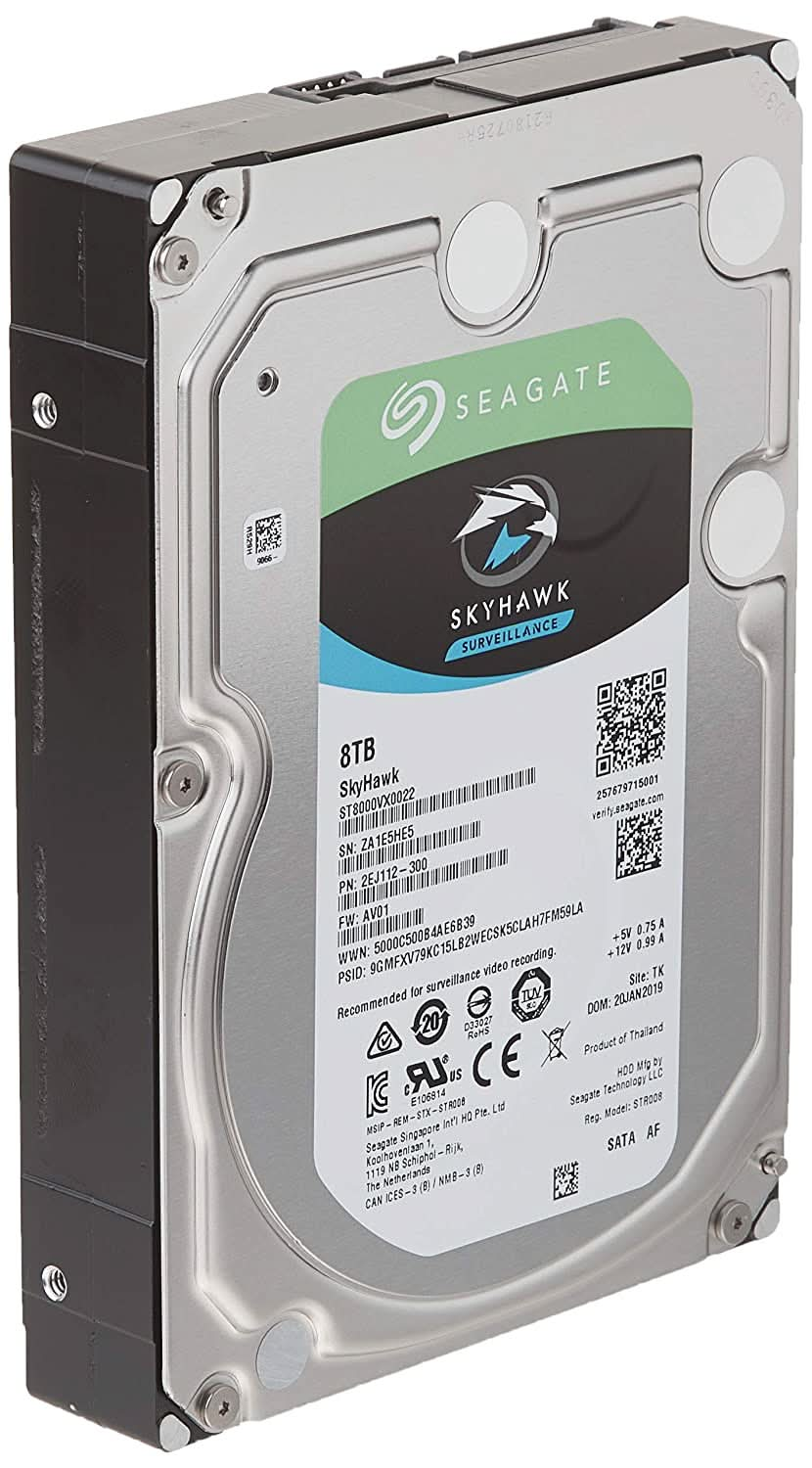 SEAGATE SKYHAWK 8TB SURVEILLANCE INTERNAL SATA HARD DRIVE