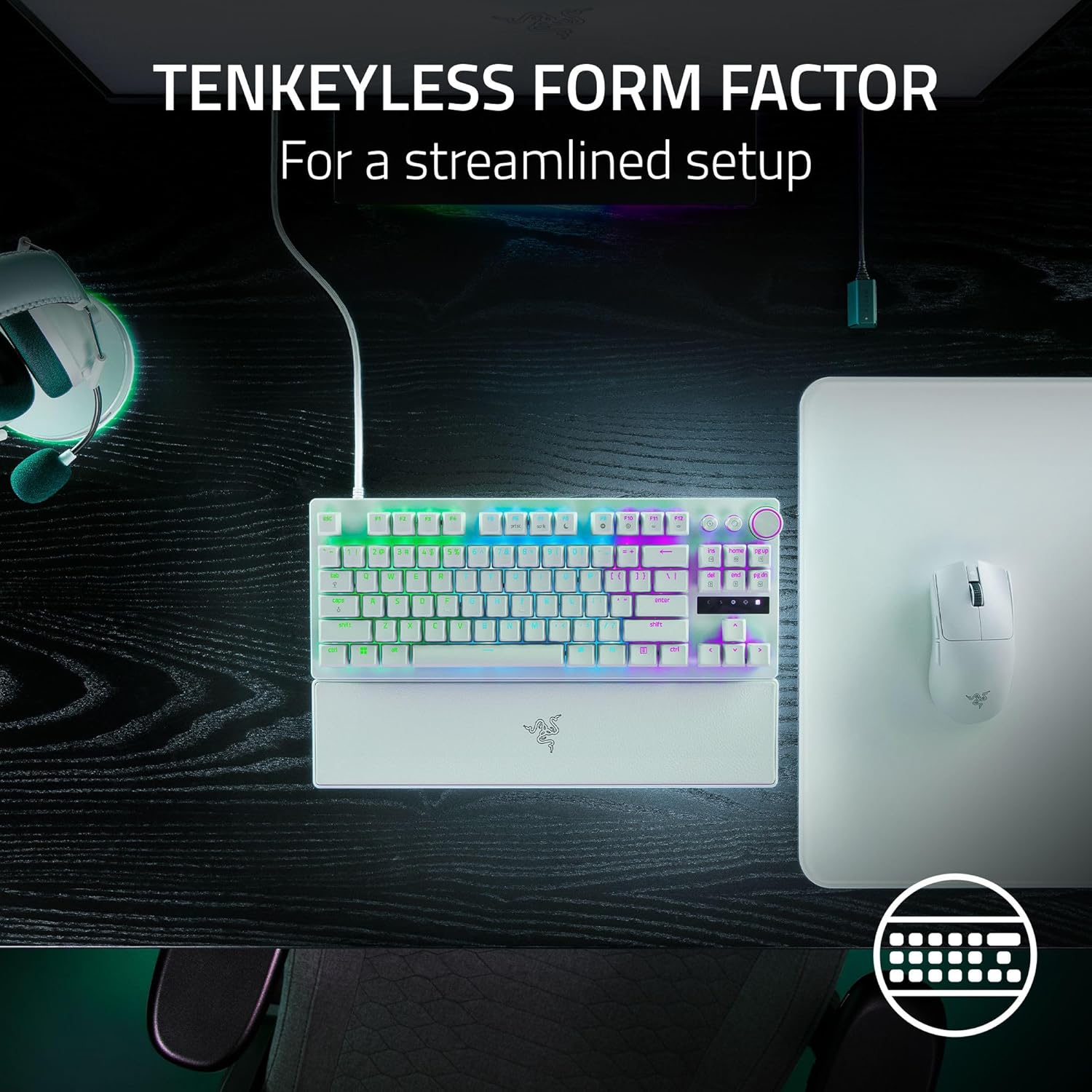 RAZER HUNTSMAN V3 PRO TENKEYLESS - TENKEYLESS ANALOG OPTICAL 