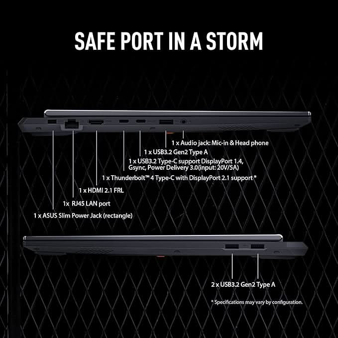 ASUS TUF F16 (2025),14th Gen, Intel Core i7 14650HX, RTX 5050-8GB, 16GB RAM, 1TB SSD, FHD+, 16", 40 cm, Windows 11, M365 Basic(1yr) Office24, Jaeger Gray, 2.2 Kg, FX608JHR-RV135WS, Gaming Laptop