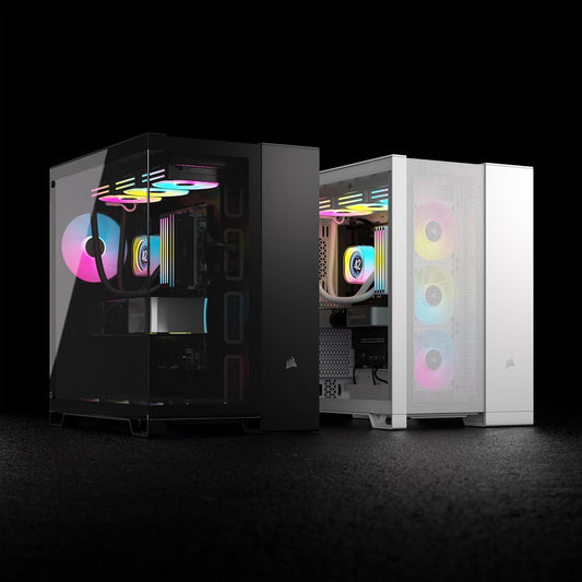 CORSAIR 6500D AIRFLOW TEMPERED GLASS SUPER MID-TOWER, WHITE