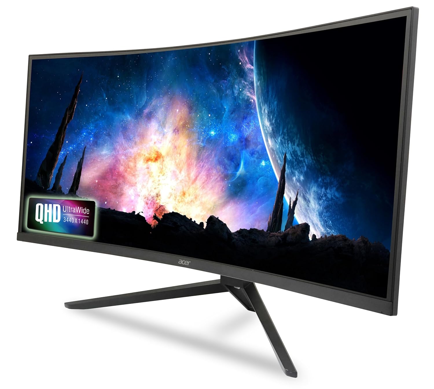 ACER ED343CUR 34 INCH UWQHD (3440X1440) PIXELS VA PANEL 1000R CURVED B