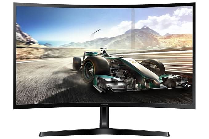 Samsung 27 Inch Game Mode, EyeSaver Mode FHD Curved Monitor