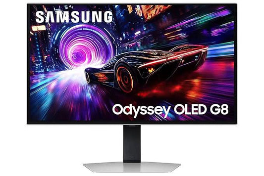 Samsung 27 Inch Odyssey G8 QD-OLED 4K Gaming Monitor LS27FG810SWXXL