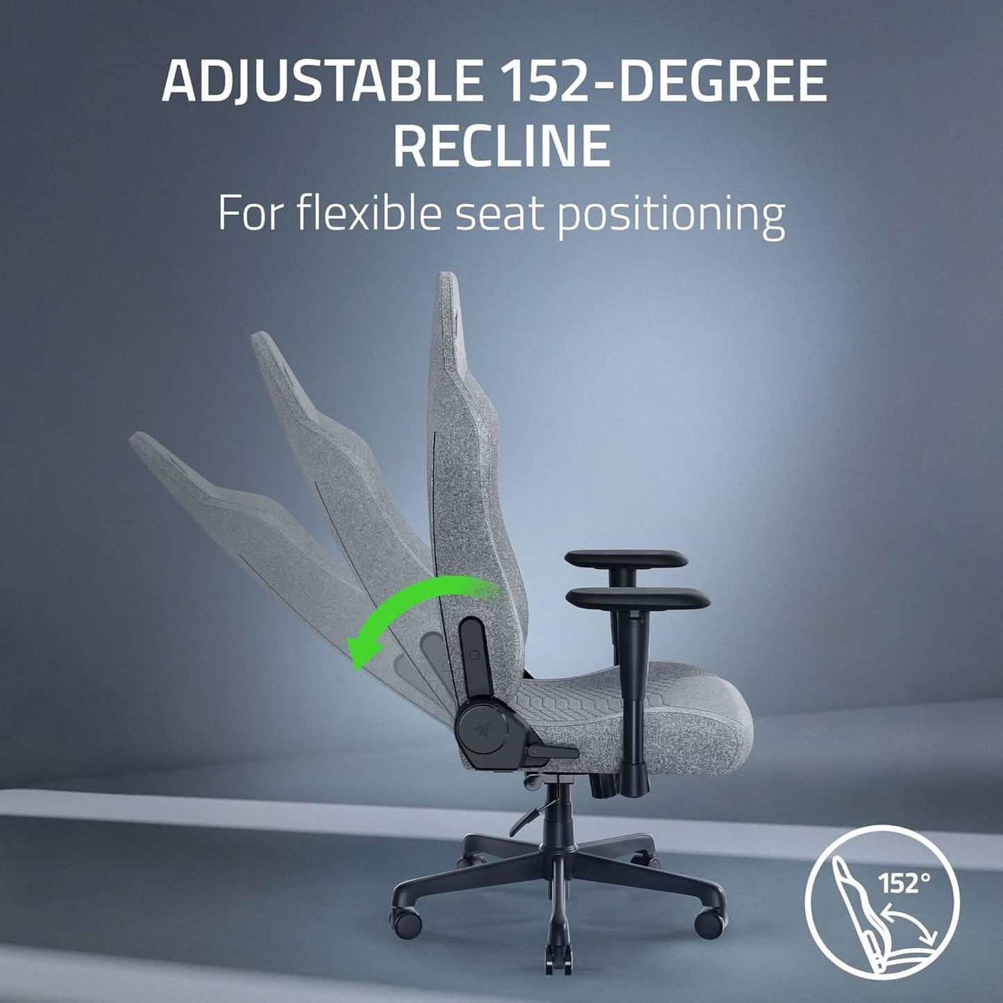Razer Iskur V2 X - Gaming Chair - Light Gray Fabric - RZ38-05310200-R3UA