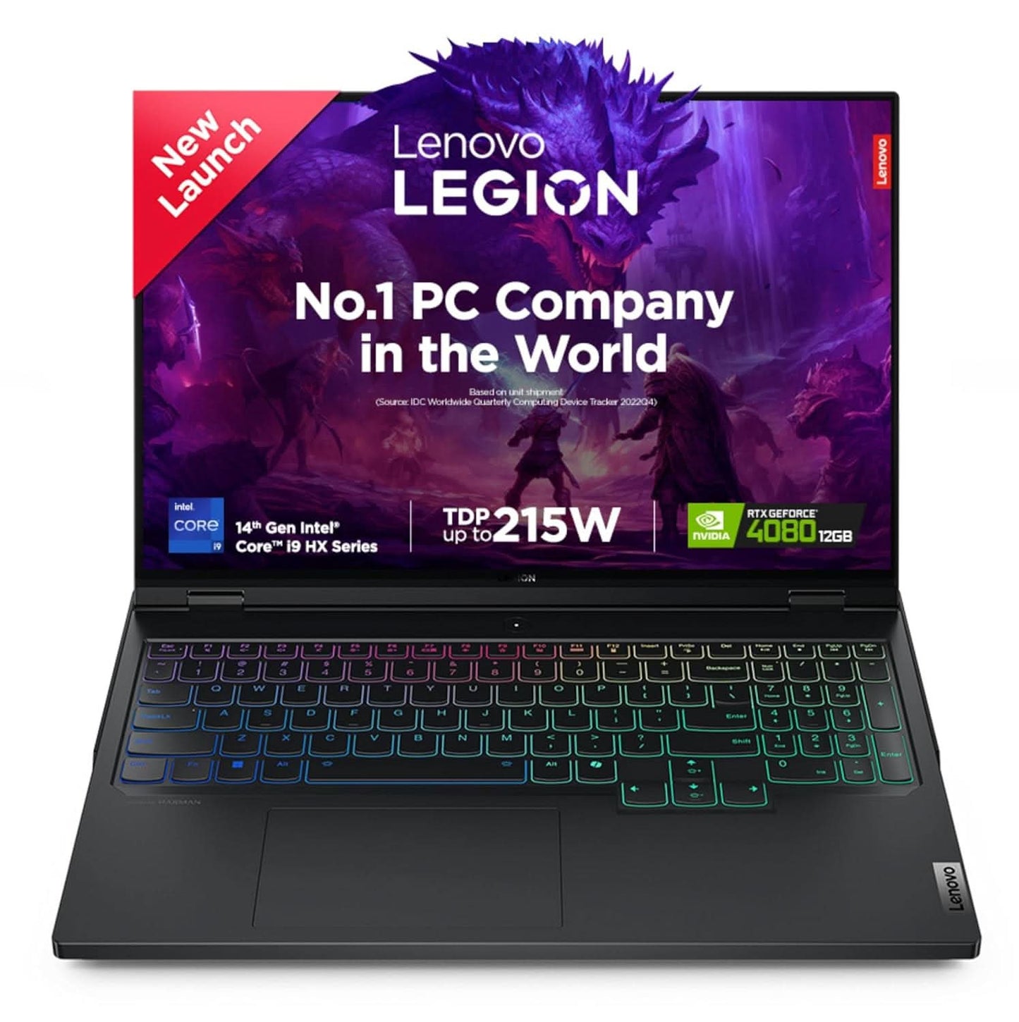 LENOVO LEGION PRO 7 INTEL CORE I9-14900HX 16 INCH (40.6CM) WQXGA IPS 500NITS 240HZ GAMING LAPTOP (32GB/1TB SSD/WIN 11/OFFICE 21/NVIDIA RTX 4080 12GB/100% DCI-P3/3MON XBOX GAME PASS/BLACK/2.6KG),83DE001HIN