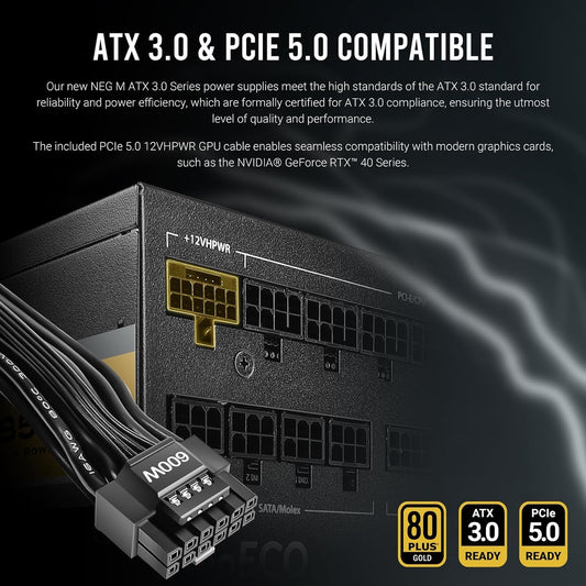 ANTEC NE1000G M ATX 3.0 SMPS - 1000 WATT 80 PLUS GOLD SMPS