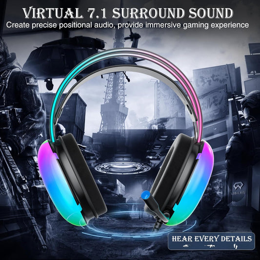 AULA S505 BLACK GAMING HEADSET